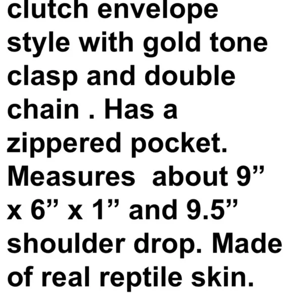 MORRIS MOSKOWITZ CLUTCH/PURSE - Picture 6 of 6